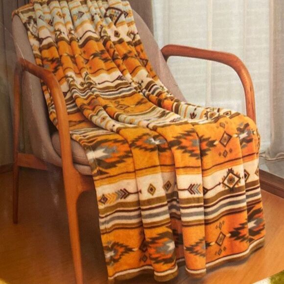 Coral Fleece Throw Blanket - Picture 1 of 7